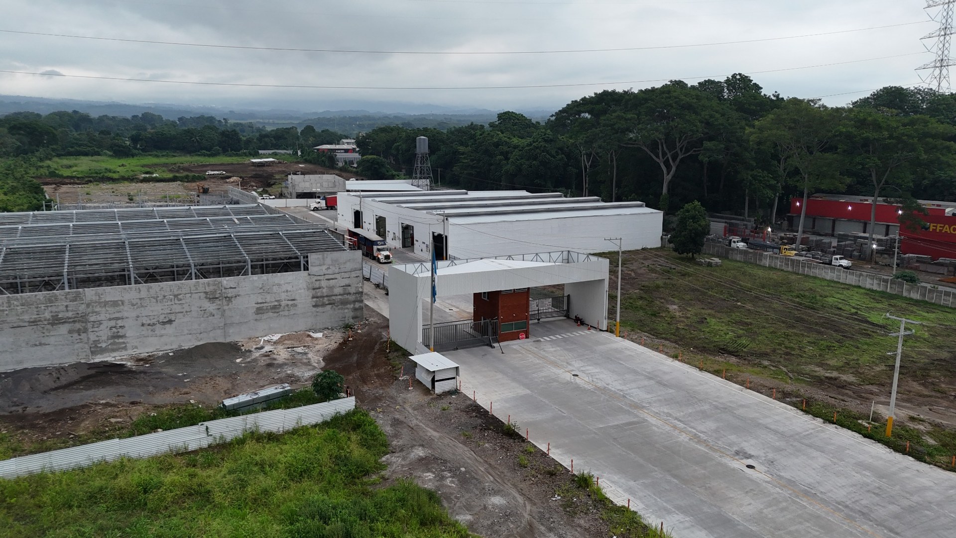 Acceso al parque industrial